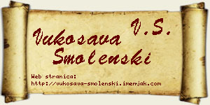 Vukosava Smolenski vizit kartica